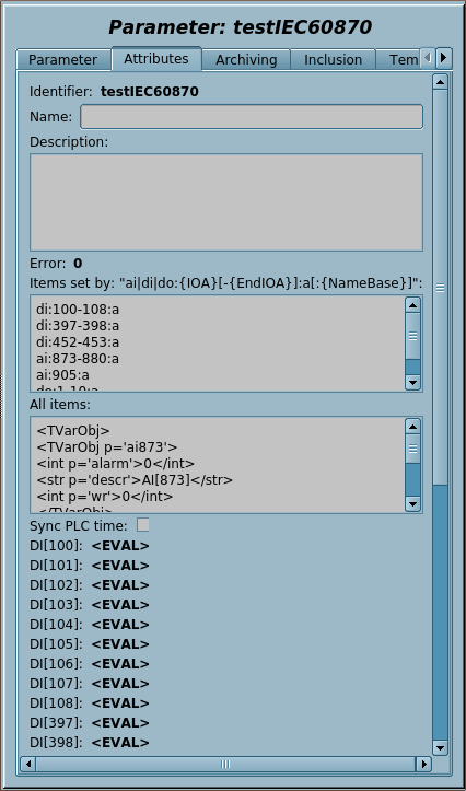 Result and the operative setup.