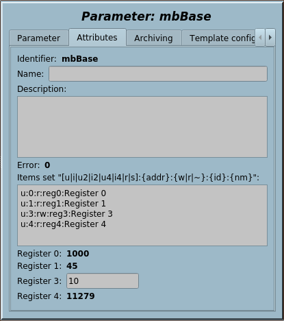 Result and the operative setup.